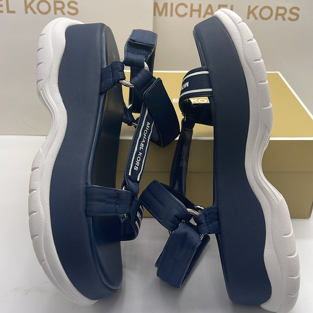 MICHAEL KORS Katrina Nylon Sport Platform Sandal
Navy
New - Picture 12 of 16